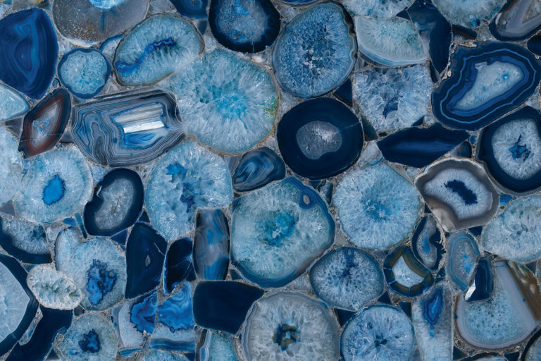 Blue agate