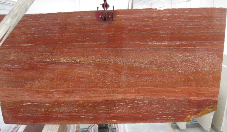 Prezzi lastre MarmoTravertino Rosso