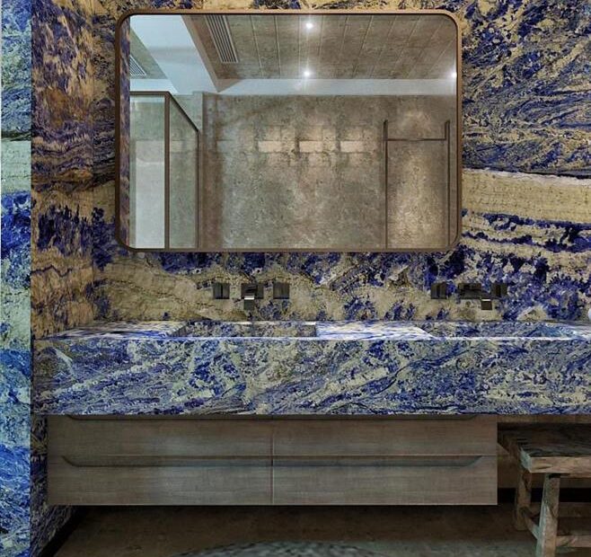 prezzo rivestimento marmo azul bahia